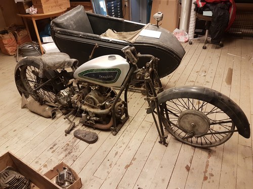 1930 Douglas S6 600cc with sidecar SOLD
