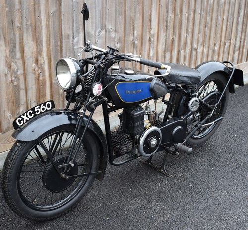 1936 Douglas 250cc Aero, one of 12 listed on the register For Sale by Auction