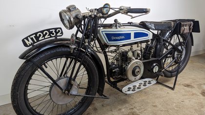 1929 DOUGLAS EW 350cc MOTORCYCLE