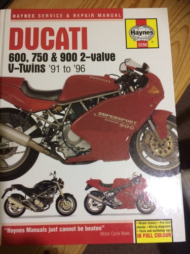 Ducati 600/750/900 Haynes Manual For Sale