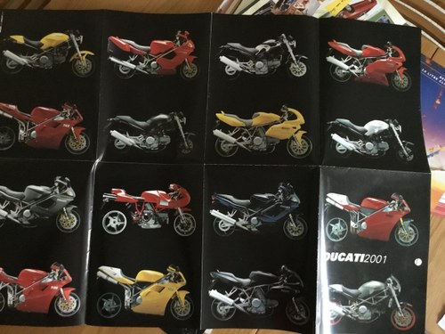 2001 Ducati brochure all models SOLD