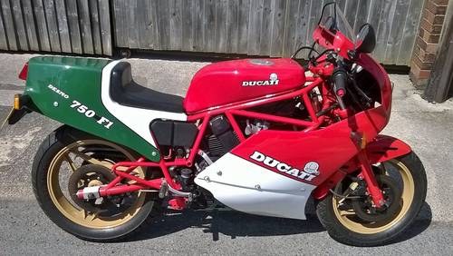 1985 Ducati 750F1 replica VENDUTO