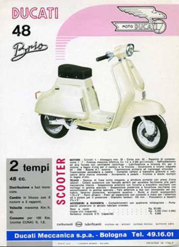 1957 Unique Ducati Scooter 1970 For Sale