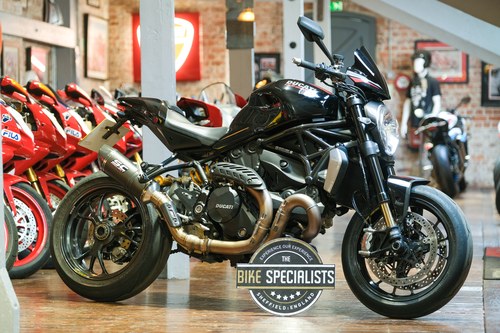 2016 Ducati Monster 1200R Black with SC Projects Exhaust For Sale