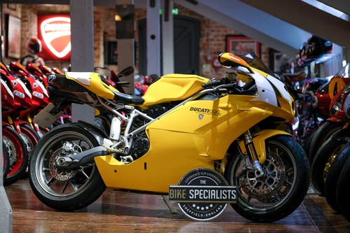 2009 Ducati 999S Stunning Example in Rare Yellow Paint Scheme For Sale