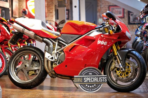 2000 Ducati 996 SPS Final Series Un-registered only 28 Miles. For Sale