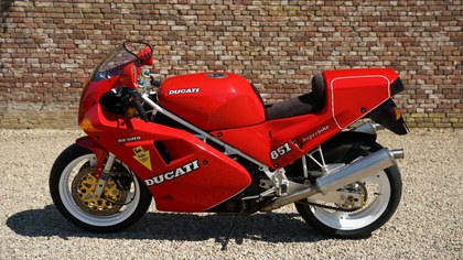 Ducati 851 SP2 with only 285 km!!! Delivery mileage, Number