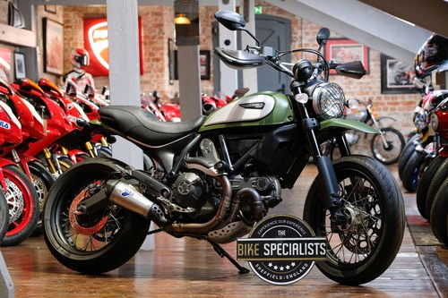 2015 Ducati 803cc Scrambler Urban Enduro With Termignoni Exhaust For Sale
