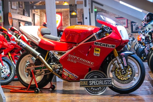 888 Racing  One of Two Bike Used in 1993 World Superbikes For Sale
