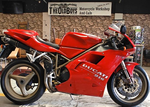 IMMACULATE 1996 DUCATI 916 BIPOSTO WITH TERMIGNONI EXHAUST