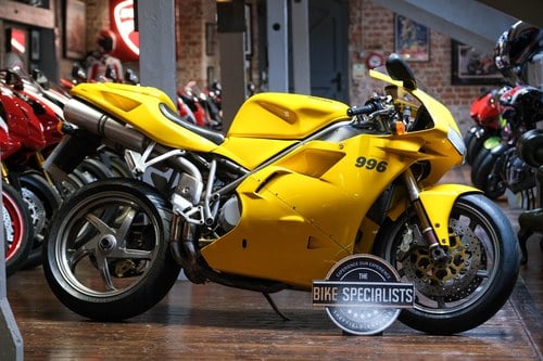 2001 Ducati 996 Biposto Rare Giallo Fly Yellow Example For Sale