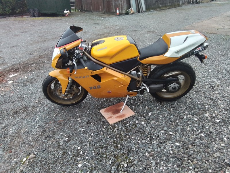1999 Ducati 748 Yellow Manual, speed in United Kingdom For