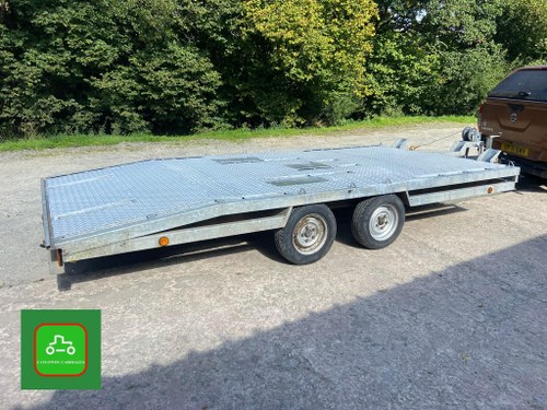 2002 TRANSPORTER TRAILER 14’ ALL NEW LIGHTS, RAMPS & WINCH 2600kg SOLD