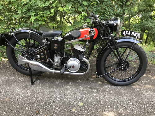 1934 Excelsior Scout 250cc Rare Pre War Bike. In vendita