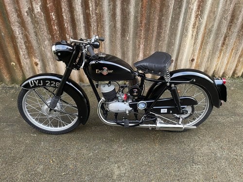 1960 Excelsior Consort 98cc, swinging arm, loads of history. SOLD