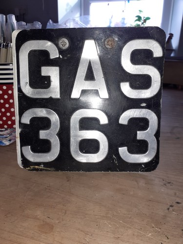 PRIVATE REGISTRATION NUMBER