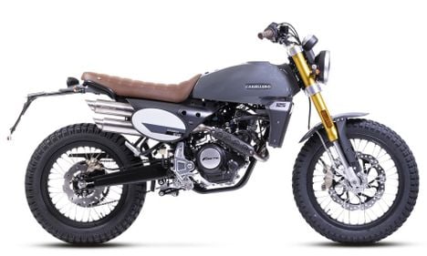 Picture of Fantic Caballero Scrambler Deluxe 125 Brand New, UK Delivery