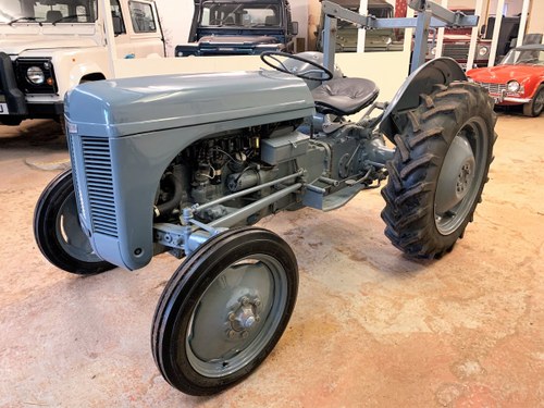 RESTORED 1952 FERGUSON TED 20 PETROL/TVO+RUNS SUPERBLY VERKAUFT