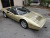 1987 Ferrari 328 GTS Spyder = rare Gold 1 owner 41k miles  In vendita