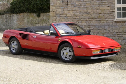1986 Ferrari Mondial 3.2 Convertible SOLD