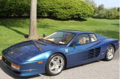 1989 Ferrari Testarossa = Blue(~)Tan Manual 31k miles  $139k In vendita