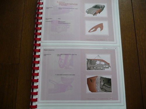 2006 Ferrari 599 Official Aluminium Body Repair Manual For Sale