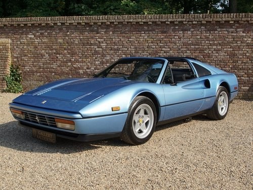 1986 Ferrari 328 GTS only 47.549 miles!  azzurro metallizzato!! For Sale