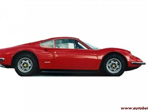 wanted; Ferrari Dino 246 GT VENDUTO