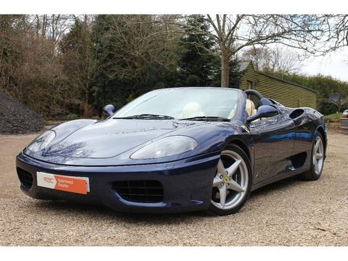 2001 Ferrari 360 3.6 Spider F1 2dr STUNNING LOW MILES For Sale