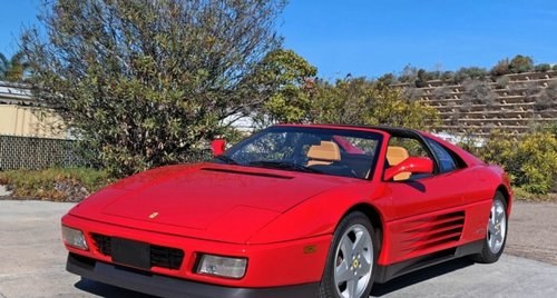 1989 Ferrari  348TS = clean Red(~)Tan under 600 miles  $159k For Sale