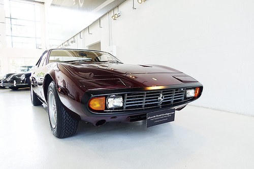 1972 Stunning 365 GTC/4 in Rosso Cordoba, bare metal restoration For Sale