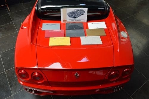 Unique set of brochures of the Ferrari 575 Superamerica For Sale