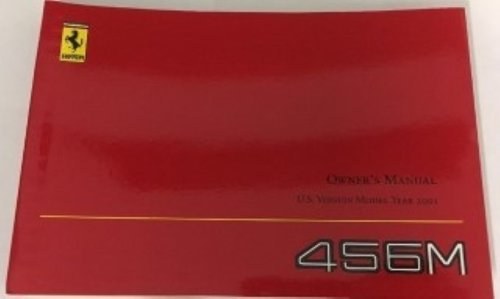Ferrari 456M Owners manual (US version). In vendita