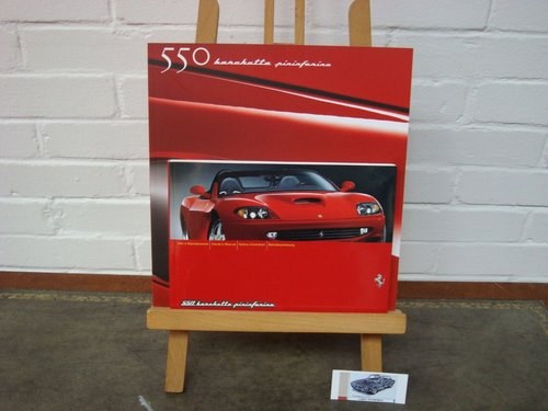 Ferrari 550 Barchetta owners/manual For Sale