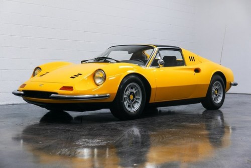 1973 Ferrari Dino 246 GTS = Yellow(~)Black  AC  $299.5k For Sale