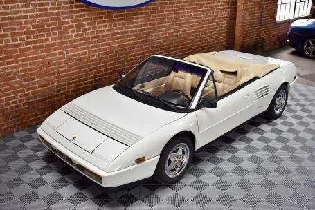 1989 Ferrari Mondial T Cabriolet = All Ivory 20k miles $49.5 For Sale