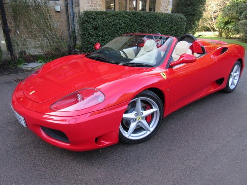 2004 Ferrari 360 Spider manual For sale on behalf of the owner For Sale