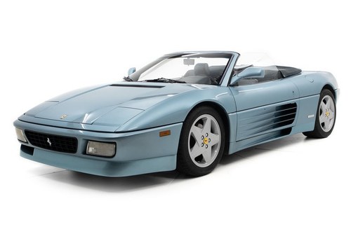 1994 Ferrari 348 Spider = Rare All Blue low 29k miles $74.5k For Sale
