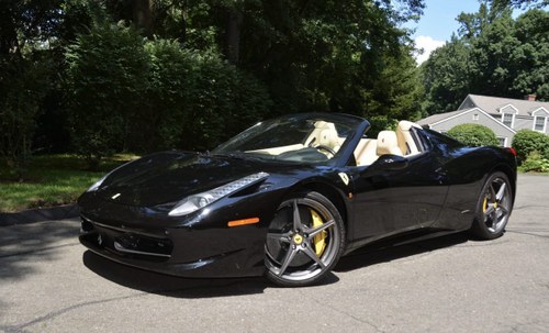 2015 Ferrari 458 Spider F1 = Black(~)Tan 8k miles $obo For Sale