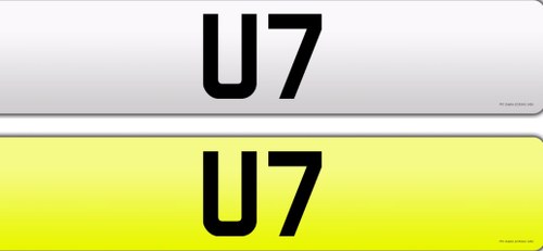 Do you know who owns this plate u7 For Sale