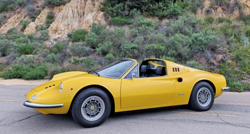 1973 Ferrari Dino 246 GTS  = clean Yellow driver 19k miles In vendita