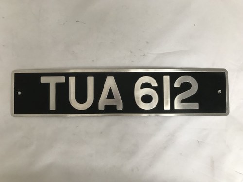 TUA 612 cherished registration VENDUTO