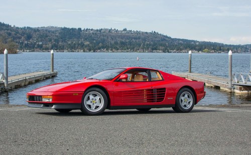 1990 Ferrari Testarossa = clean Red(~)Tan 8.1k miles $155k For Sale