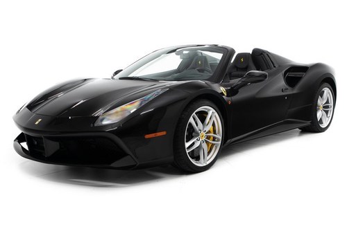 2018 Ferrari 488 Spider F1 = All Black low 1.1k miles $2.9k In vendita