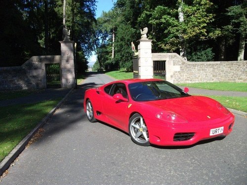 2003 Ferrari 360 Modena at Morris Leslie Auction 25th May In vendita all'asta