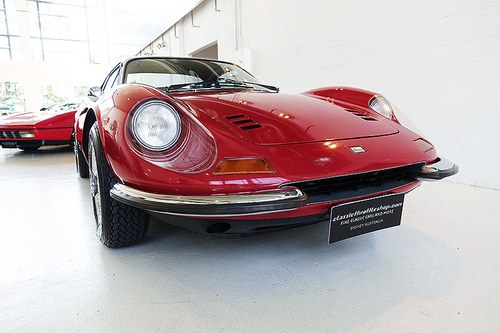 1972 AUS del. 246 GT, orig. 37,500 miles, history file, stunning VENDUTO