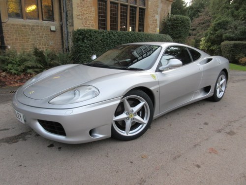 2002 SOLD-ANOTHER REQUIREDFerrari 360 Modena MANUAL-28,000 miles  For Sale