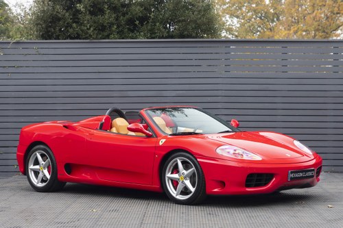2003 Ferrari 360 Spider Manual LHD ONLY 2200 MILES SOLD