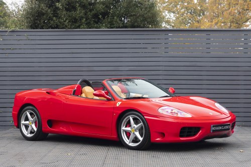 2003 Ferrari 360 Spider Manual LHD ONLY 2200 MILES VENDIDO