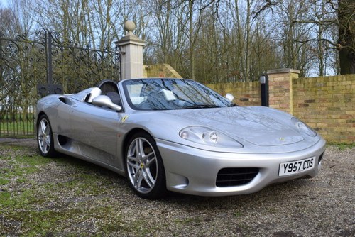 2001 Ferrari 360 Spider For Sale by Auction
